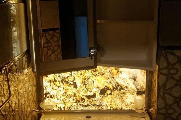 lucent flex stone ışıklı taş uygulaması