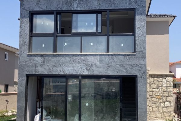 flex stone silver grey villa uygulama