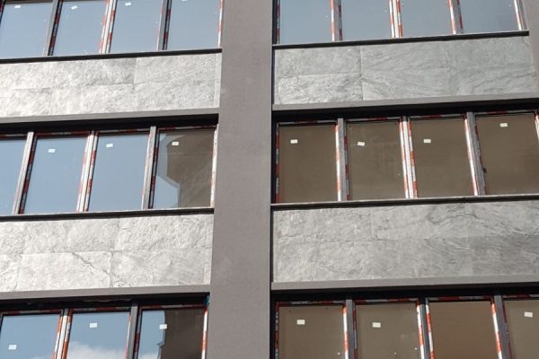 silver grey istanbul apartman dış cephe uygulaması