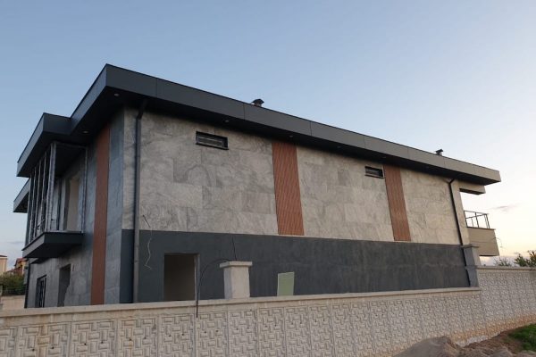 ince doğal taş dış cephe duvar uygulama